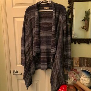 Ruff Hewn Multicolor Open-Front Poncho